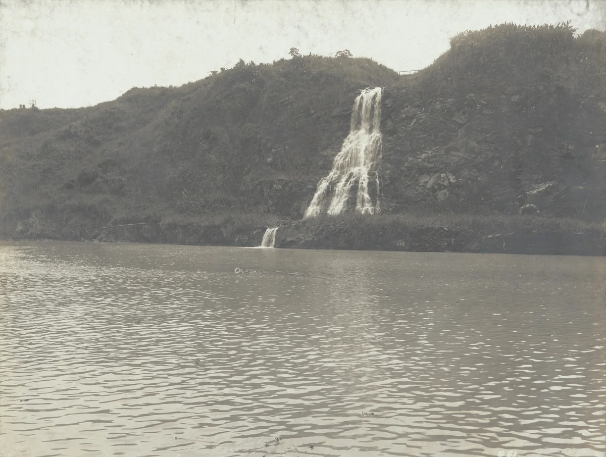 Obispo diversion ditches. Ditch "A" flowing into the Canal opposite Empire by Unidentified Photographer, photograph, 1915