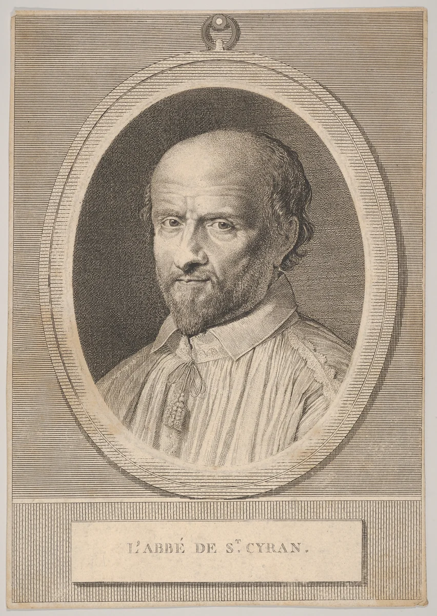 L'Abbé de Saint Cyran by anonymous, print, 1615-1700