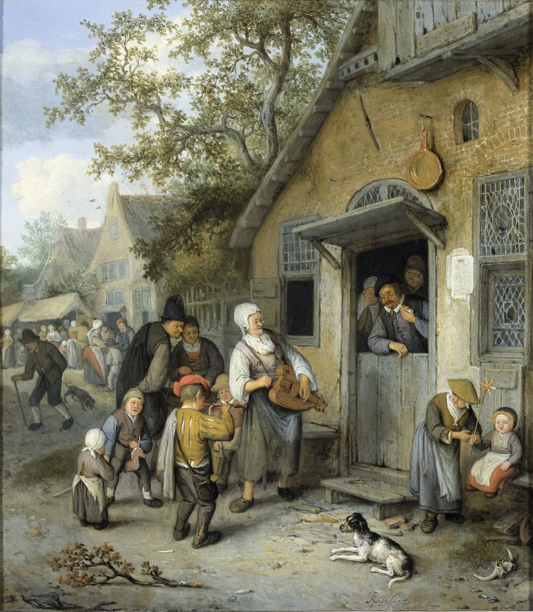 Country Kermis by Cornelis Dusart, painting, 1680-1704