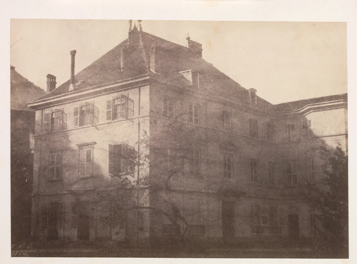 House in Pau by W.H.G., photograph, 1854