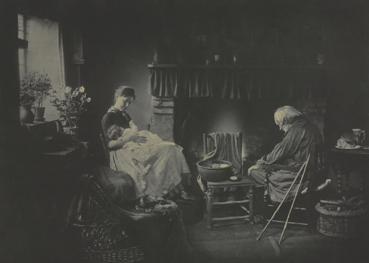 Dawn and Sunset by Henry Peach Robinson, photograph, 1885