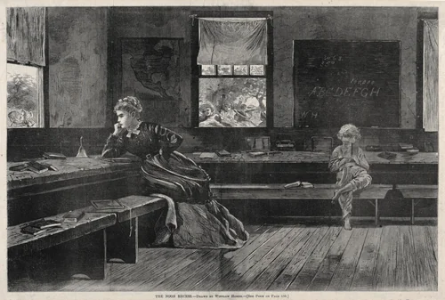 The Noon Recess by Winslow Homer, print, 1873