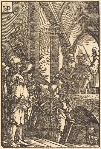 Ecce Homo by Sebald Beham, print, 1522