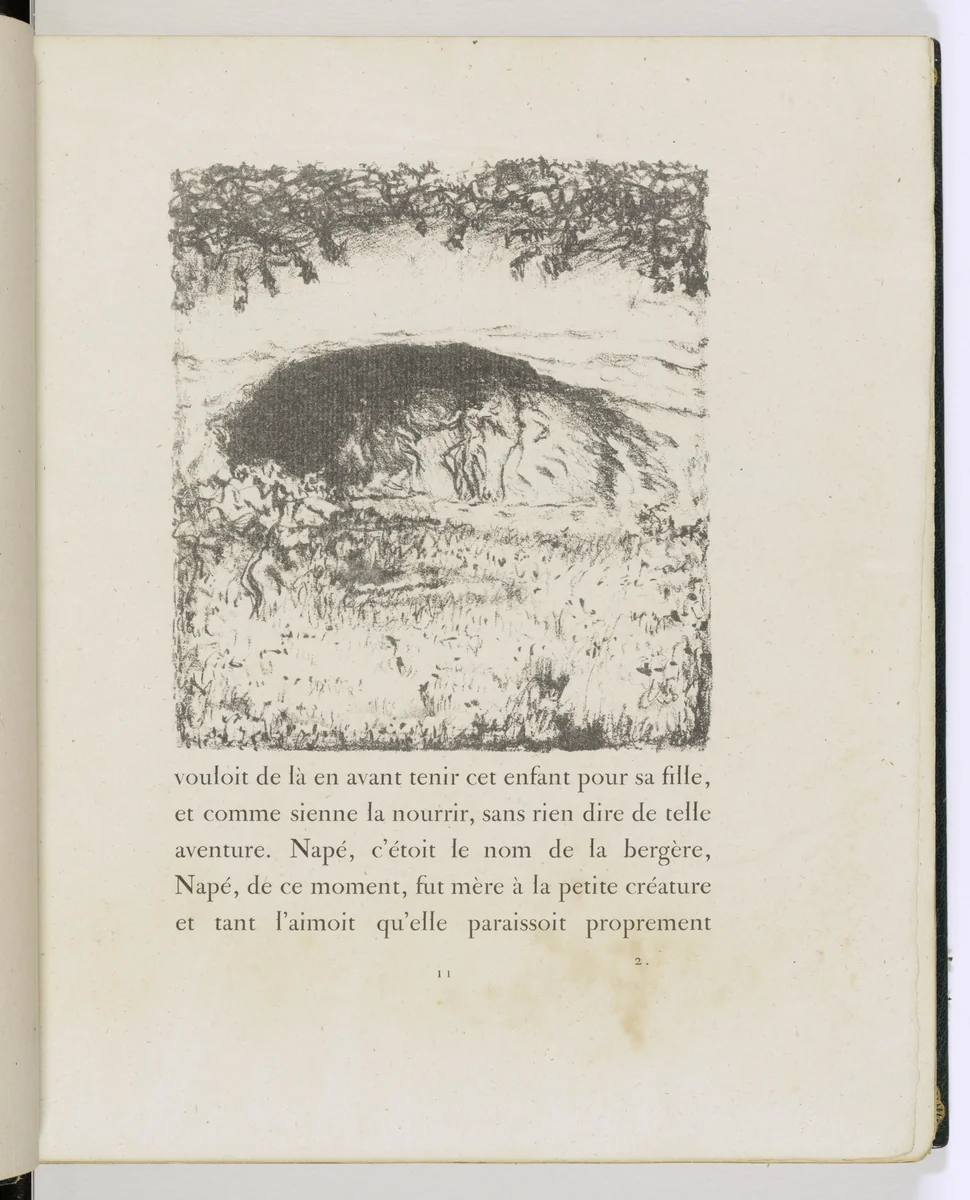 In-text plate (page 11) from Daphnis et Chloé by Pierre Bonnard, illustrated book, 1902