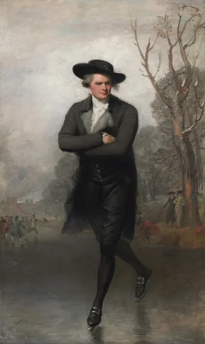The Skater (Portrait of William Grant) by Gilbert Stuart, painting, 1782