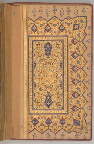 Illuminated Double Page of a Yusuf and Zulaikha of Jami by Maulana Nur al-Din `Abd al-Rahman Jami, manuscript, 1555-1605