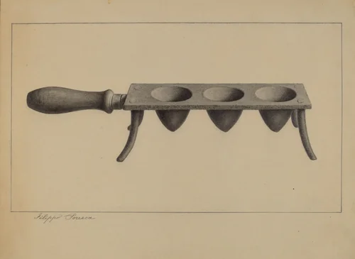 Egg Roaster by Filippo Porreca, index of american design, 1937