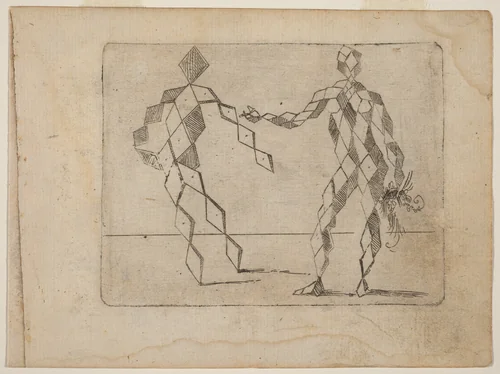 From "Bizzarie di varie Figure" by Giovanni Battista Bracelli, print, 1624