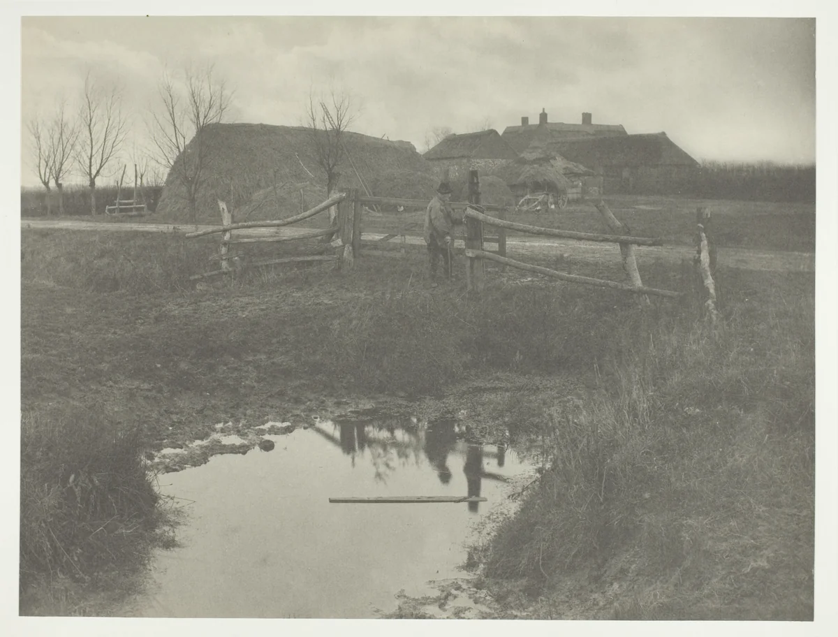 A Marsh Farm by Peter Henry Emerson, photograph, 1886