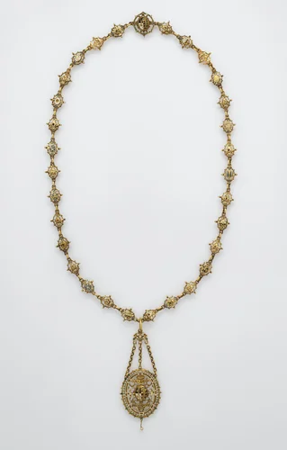 Heraldic chain with pendant badge by Michael Botza, metalwork, 1600-1615