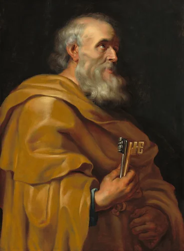 Saint Peter by Sir Peter Paul Rubens, painting, 1616-1618