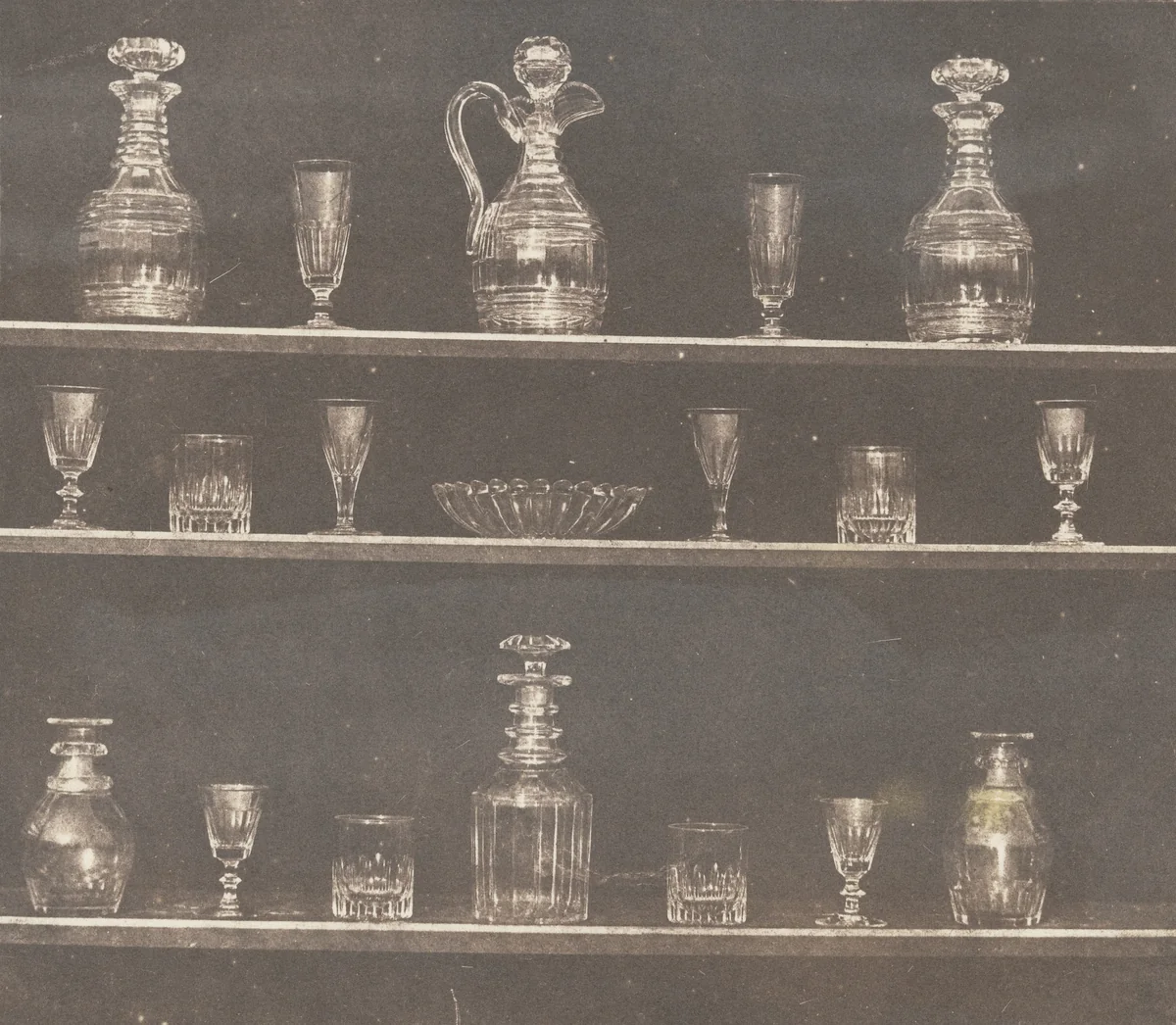 Articles of Glass by William Henry Fox Talbot, photograph, 1844
