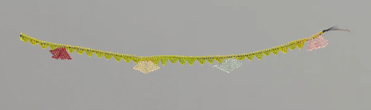 Edging by Eastern Mediterranean, probably Cyprus, textile, 1875-1900