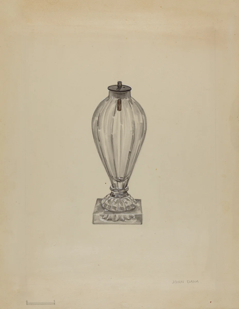 Spark Lamp by John Dana, index of american design, 1936
