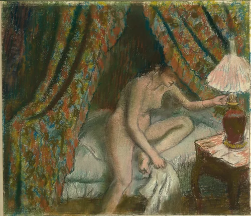 Retiring by Edgar Degas, drawing, 1879-1888