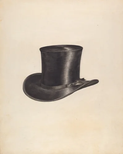 Quaker Man's Hat by Henry De Wolfe, index of american design, 1938