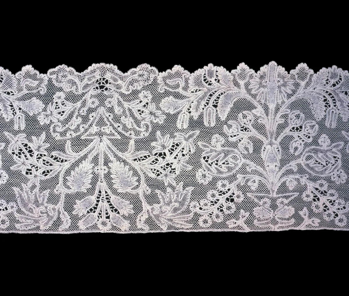 Flounce by Italy, textile, 1775-1800