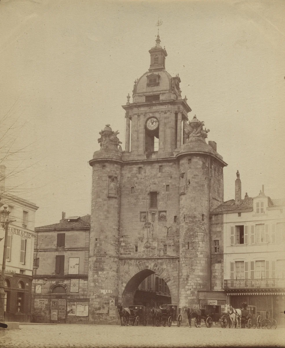 La Rochelle, beffroi by Eugène Atget, photograph, 1896