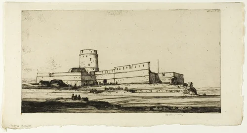 The Turkish Fort by David Young Cameron, print, 1909