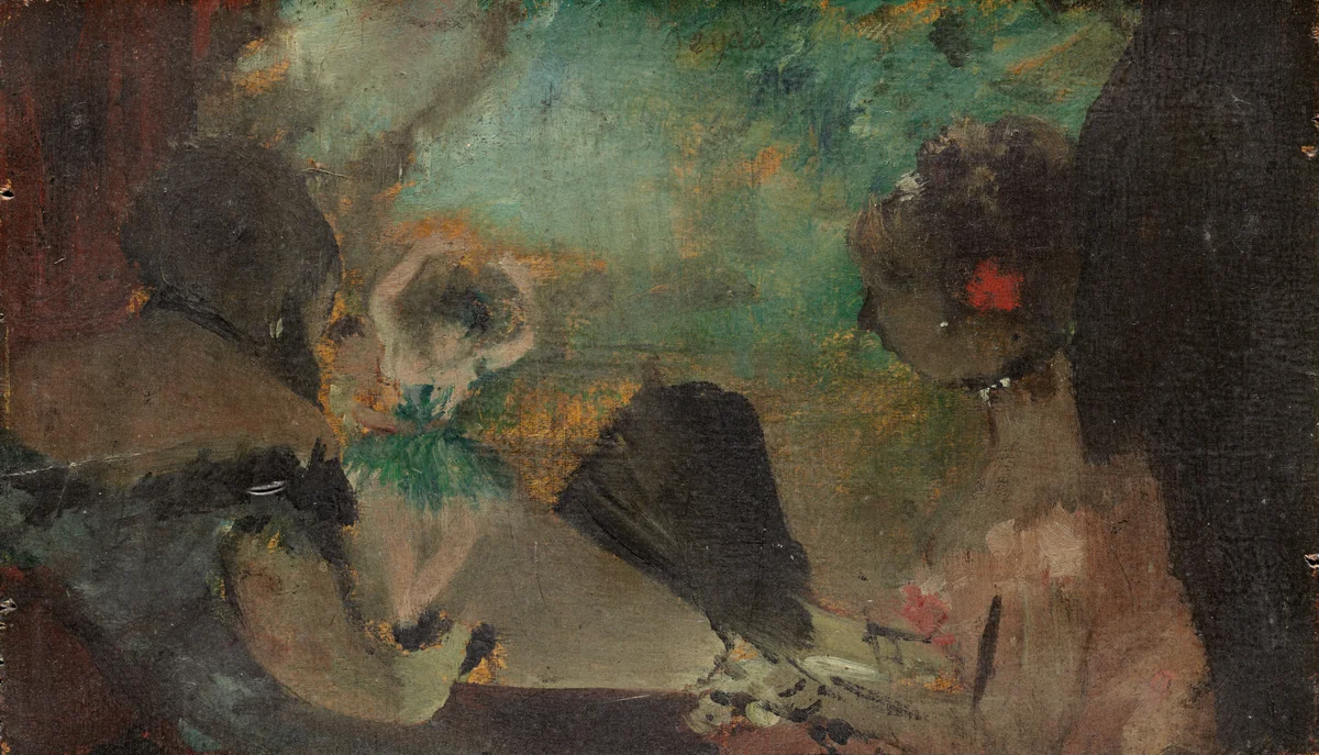 The Loge by Edgar Degas, painting, 1883