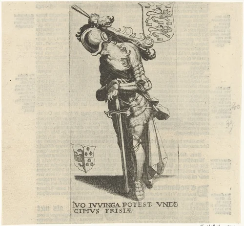 Juw Juwinga by Simon Frisius, print, 1622