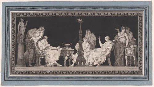 The Discovery of the Catilinarian Conspiracy by Jean François Janinet, print, 1792