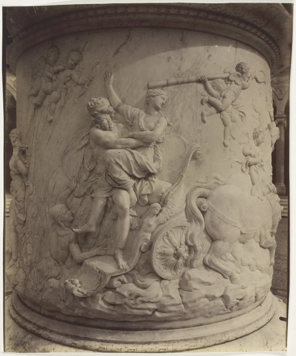Versailles, Girardon, Enlevement de Proserpine par Pluton by Jean-Eugène-Auguste Atget, photograph, 1904