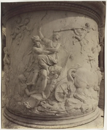Versailles, Girardon, Enlevement de Proserpine par Pluton by Jean-Eugène-Auguste Atget, photograph, 1904
