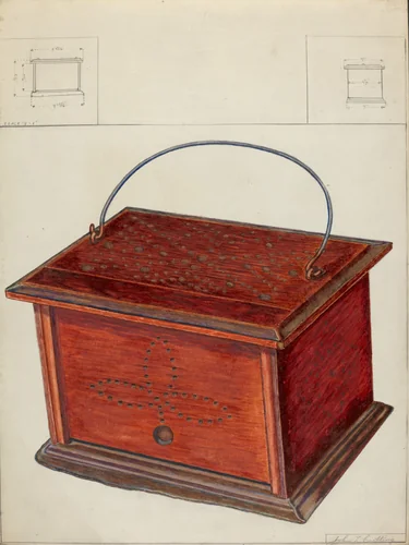 Foot Warmer by John Cutting, index of american design, 1936
