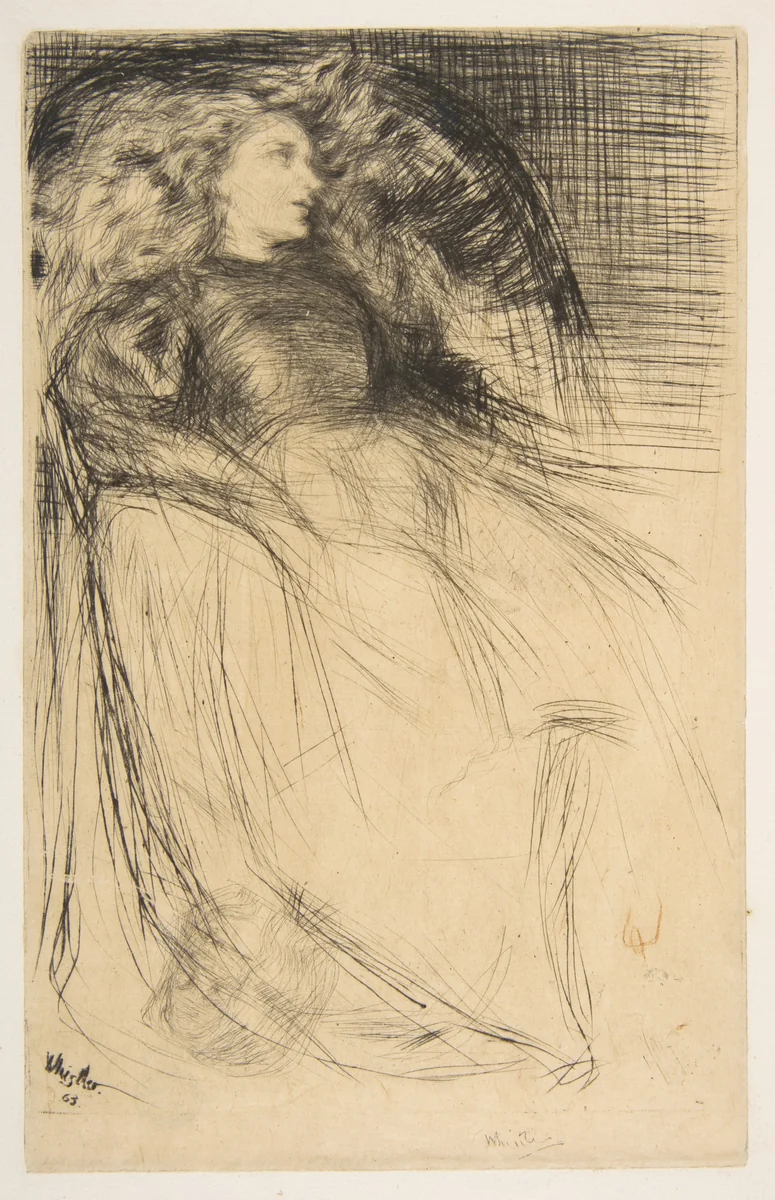 Weary by James McNeill Whistler, print, 1863