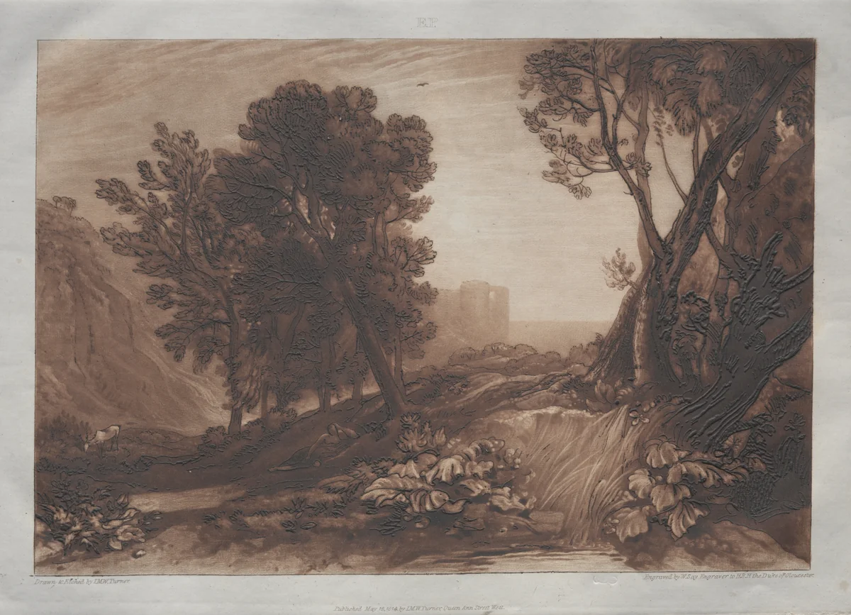 Solitude by Joseph Turner, print, 1809-1819