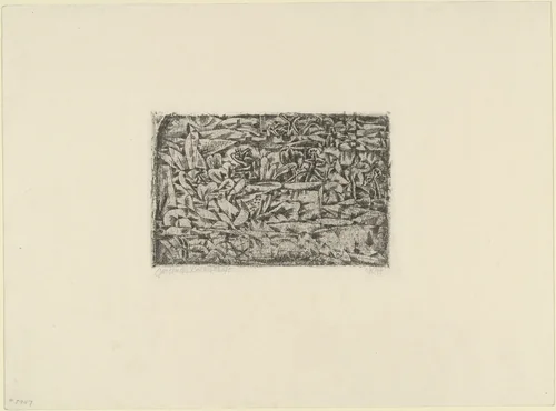 Garden of Passion (Garten der Leidenschaft) by Paul Klee, print, 1913