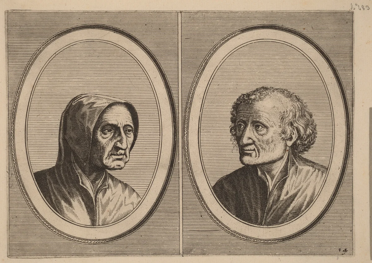 "Erlijcke Lyn" and "Snoepighe Steeve" by Lucas van Doetechum, print, 1564-1565