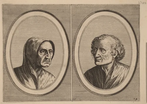 "Erlijcke Lyn" and "Snoepighe Steeve" by Lucas van Doetechum, print, 1564-1565