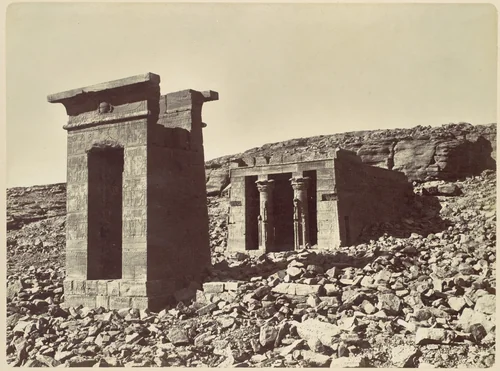 Temple d'Andour by Félix Bonfils, photograph, 1868-1872