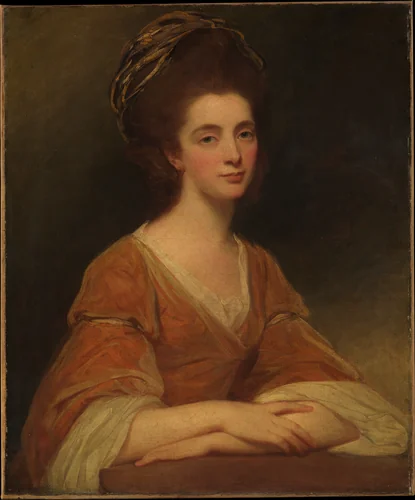 Mrs. Charles Frederick (Martha Rigden, died 1794) by George Romney, painting, 1754-1802