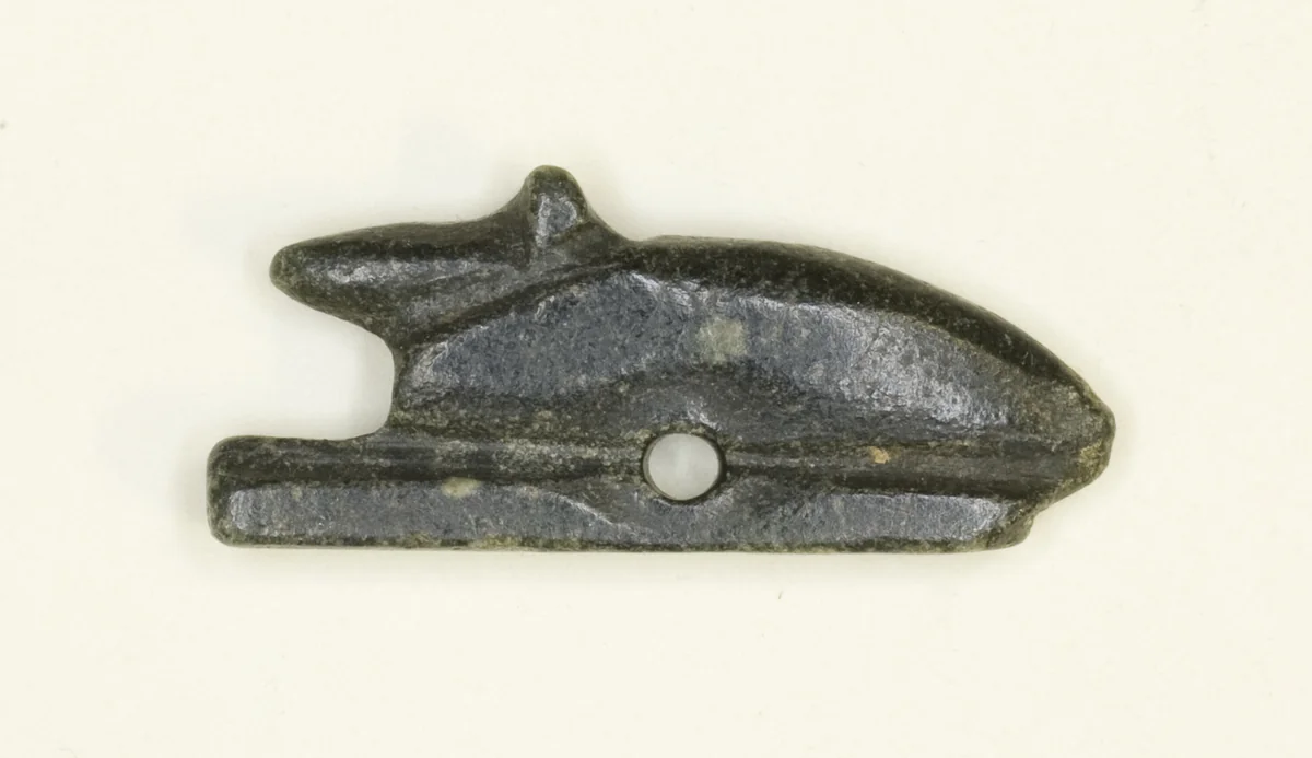 Amulet of an Ichneumon (?) by Egyptian, metalwork, -700--100