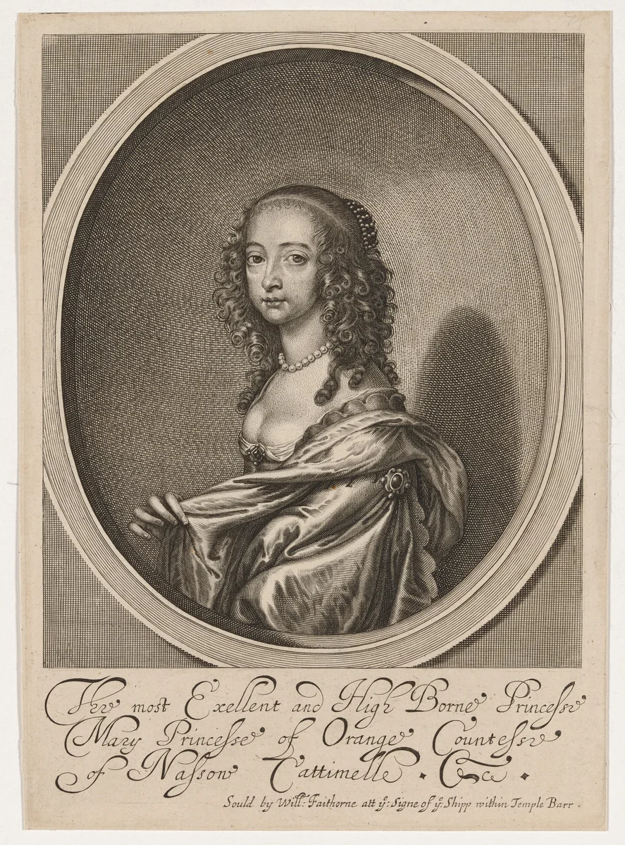 Mary, Princess of Orange by William Faithorne
Sir Anthony van Dyck, print, 1616-1691