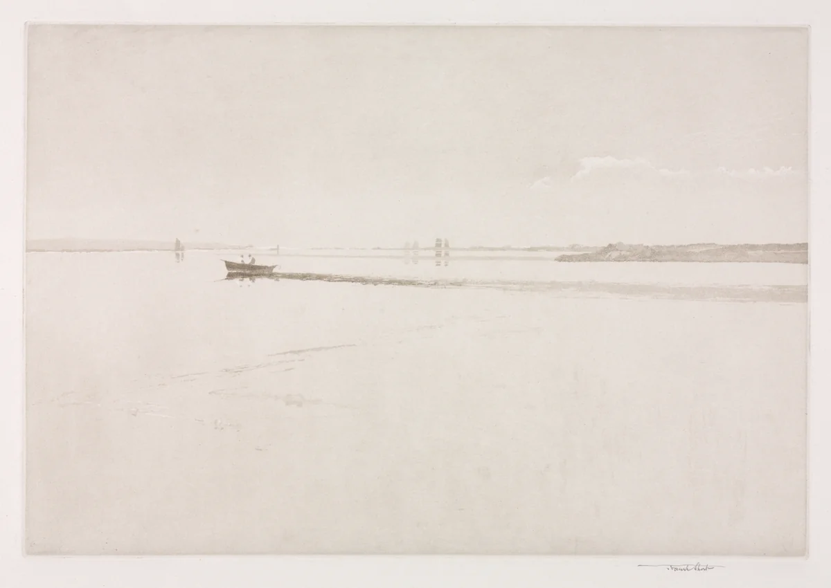 Morning Haze in Chichester Harbor by Frank Short, print, 1922