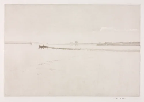Morning Haze in Chichester Harbor by Frank Short, print, 1922