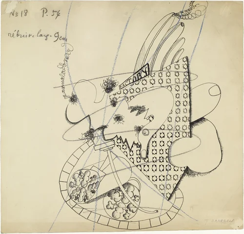 Factory by Johannes Theodor Baargeld, drawing, 1920