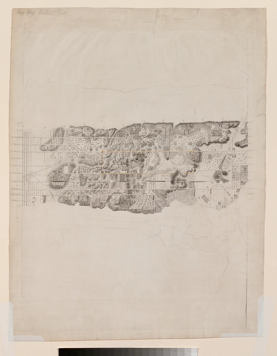 Topographical Map of the City and County of New-York and the Adjacent Country by David H. Burr, print, 1836-1858
