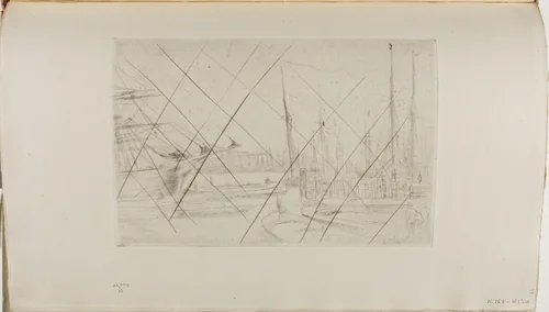 From Billingsgate by James McNeill Whistler, print, 1876-1877