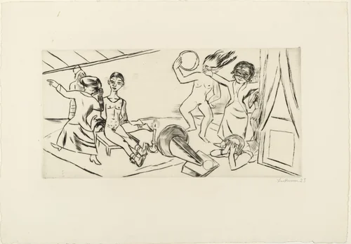 Dream II (Der Traum II) by Max Beckmann, print, 1924