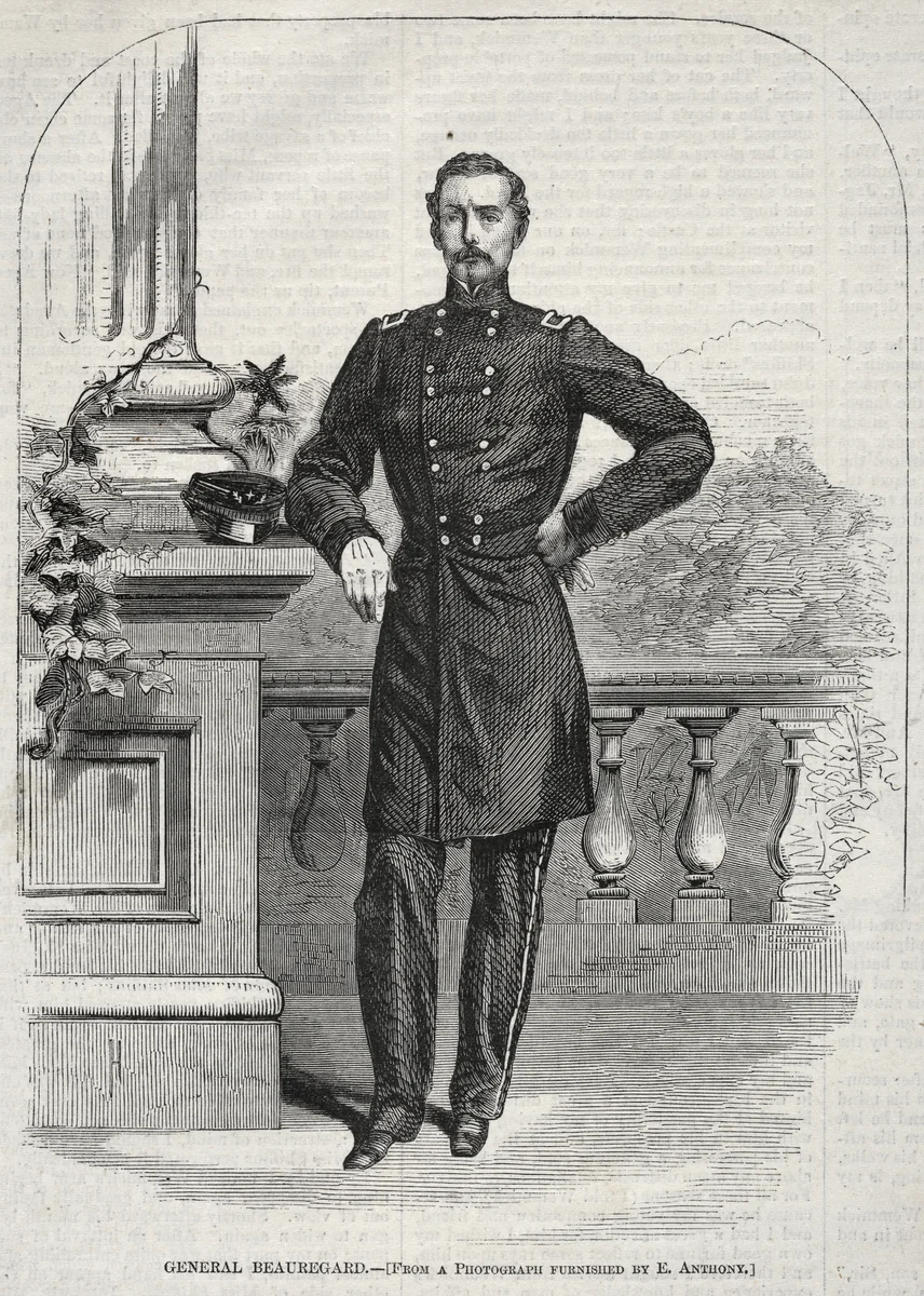 General Beauregard by Winslow Homer, print, 1861