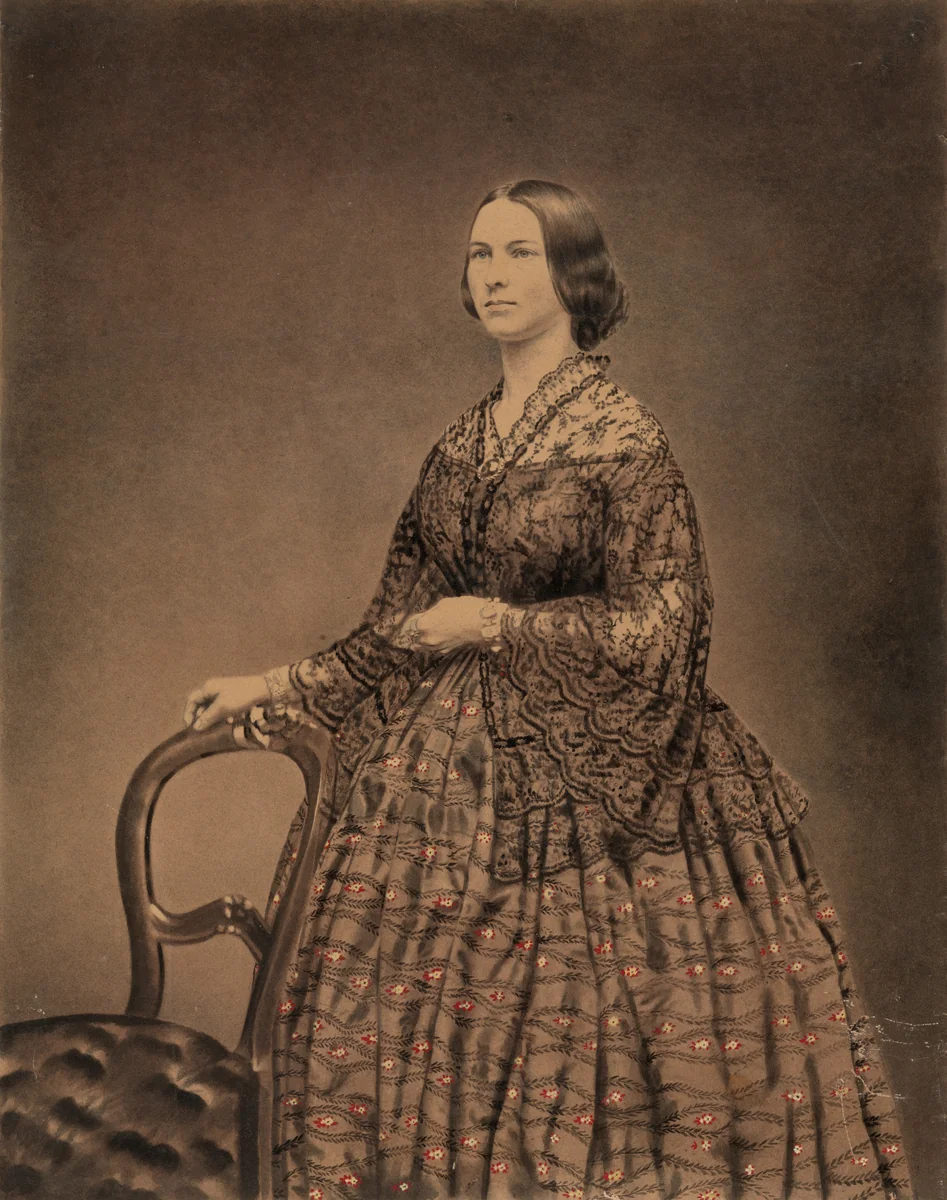 Portrait of a Woman by American 19th Century, photograph, 1855-1865