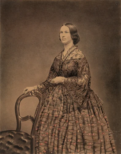 Portrait of a Woman by American 19th Century, photograph, 1855-1865