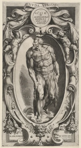 Saint John the Baptist by Cherubino Alberti, print, 1591