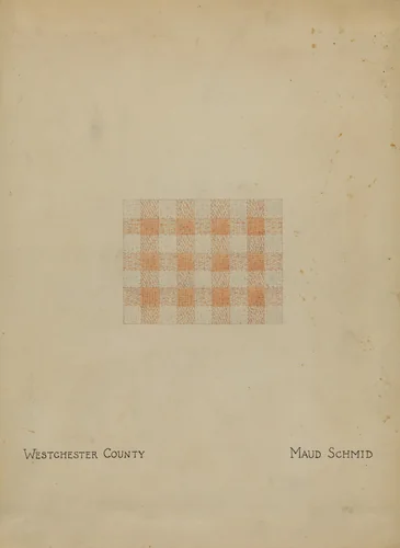 Piece of Linen by Maud Schmid, index of american design, 1936