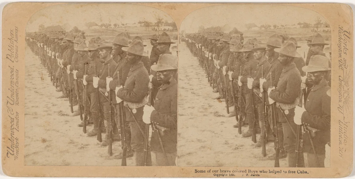 American Soldiers, Cuba by John F. Jarvis, photograph, 1899